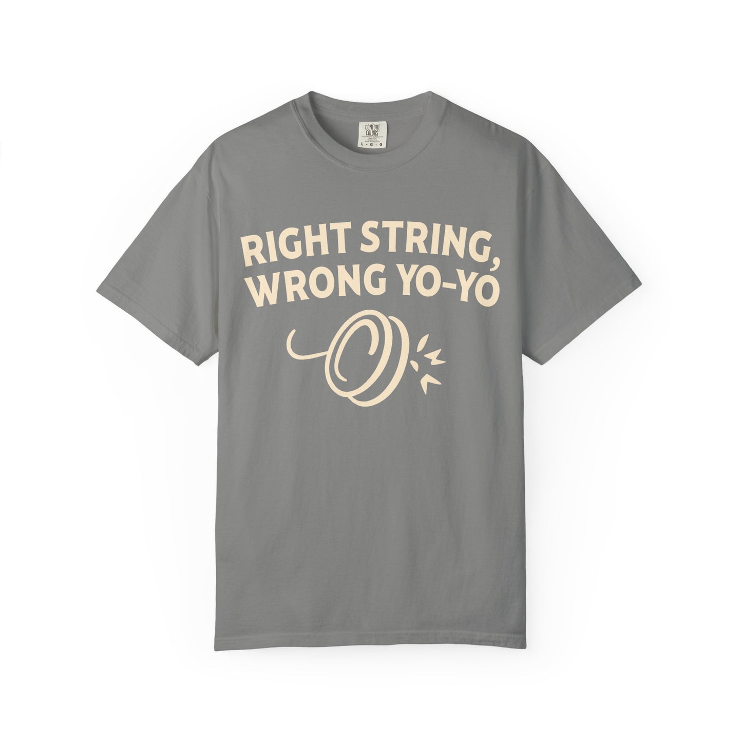 "Right String, Wrong Yo-Yo" Men's T-Shirt – Funny Birthday Gift for Men
