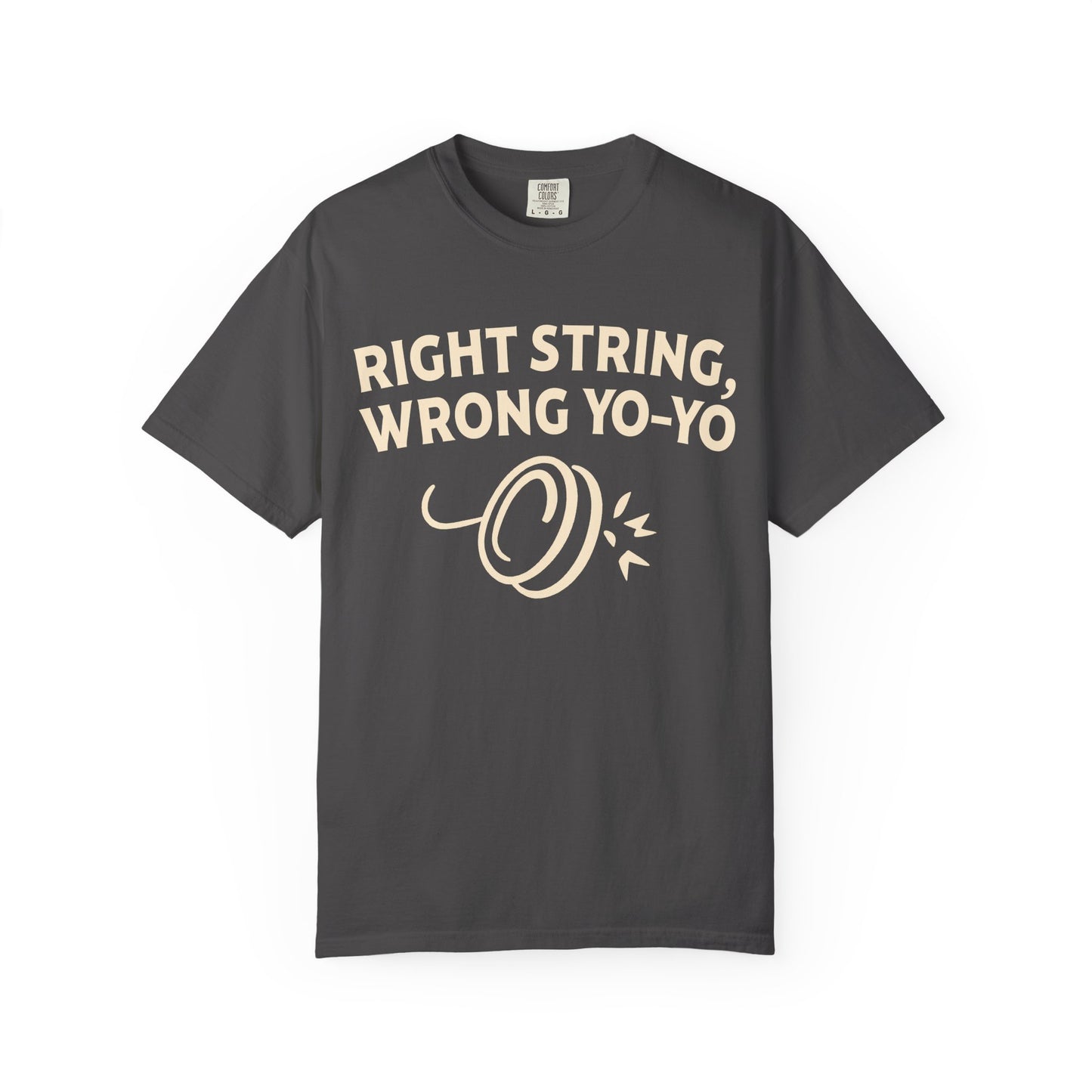 "Right String, Wrong Yo-Yo" Men's T-Shirt – Funny Birthday Gift for Men