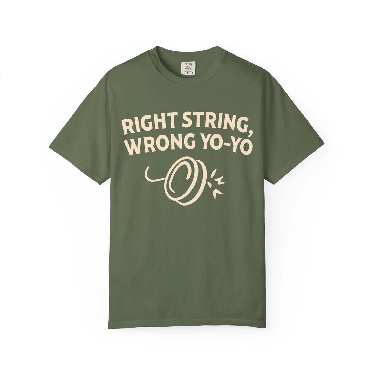 "Right String, Wrong Yo-Yo" Men's T-Shirt – Funny Birthday Gift for Men